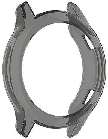 AWADUO Per Huawei Honor Magic Watch 2 46mm TPU Trasparente Custodia Protettiva Copertura Della Cassa di Protezione Smartwatch Shell Per Huawei Honor Magic Watch 2 46mm, Morbido E Durevole (TPU Nero)
