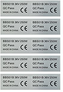 BBS 36V 250W Motoraufkleber mit mittlerem Antrieb Aufkleber für das elektrische Fahrrad-Umrüstkit für HUB Wheel Dirve eBike 350W 500W 750W 1000W (BBS01 36V 250W)