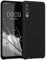 kwmobile Hülle kompatibel mit Samsung Galaxy A50 Hülle - Silikon Handy Case - Handyhülle weiche Oberfläche - kabelloses Laden - Schwarz