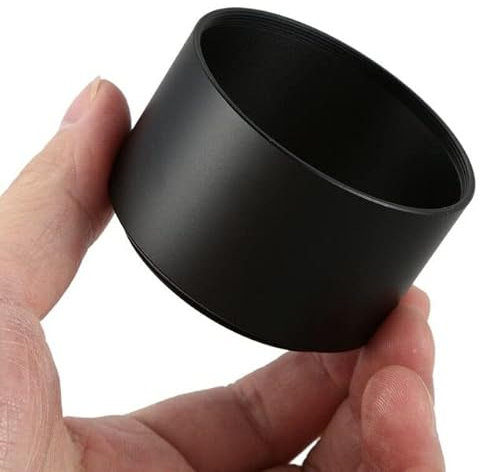 55MM PARALUCE METALLO per TELEOBIETTIVO metal lens hood telephoto alluminio teleobiettivi tele obiettivo lente ottica parasole diametro filtro 55 MM compatibile tappo filtro
