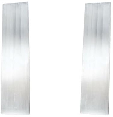 2 Placas de Carga de Selenita Sanación Energética Piedra de Ángeles Rugosa Reiki 2 Barras Cubicoide Cuarzo Varita Rectángulo Meditación