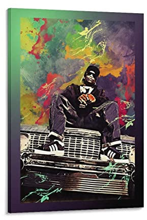 AIPHE Foto Auf Leinwand Eazy E Leinwand-Malerei, Wandkunst, Poster, Schlafzimmer, Heimdekoration 60x90cm Kein Rahmen