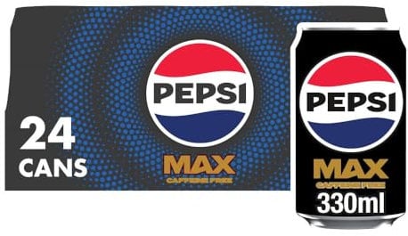Pepsi Max No Caffeine, 24 x330ml