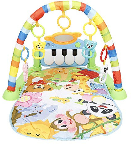 Spielteppich für Kinder, Spielmatte für Baby, Kinder, Krabbeldecke und Spieldecke für Babys, Schaumstoff, rutschfest, wasserdicht, für den Innenbereich (YR242928)