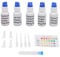 Kit per Test del PH Suolo, Kit Analisi del Terreno, Kit Analisi Azoto Terreno, Soluzione Liquida Suolo Azoto Fosforo Potassio Misurazione Multifunzionale Giardinaggio Agricoltura Liquido Prova Terreno