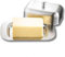 ZPSHYD Exquisite Butterdose Mit Edelstahlüberzug – Butterdose aus Edelstahl mit Deckel, Butterdose, Butterbehälter – isolierter Butterhalter, luftdichte Käsedose, Butterplatte