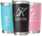 Petalsun Personalized Tumbler with Names, 12 Designs, 10 Colors, 20oz Tumbler w/Lid, Custom Christmas Birthday Gift for Dad Mom Sister Friend (20oz Engraved)
