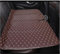 GUOQINGLH Auto Nicht Aufblasbare Matratze für VW Multivan T7 2021 2022, Bett Matratze Rücksitz Extender Tragbare Klappbett Reise Camping Zubehör, C/Coffee-Gold Wire