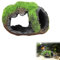 1PCS Barrel Aquarium Decorations Resin Fish Tank Ornaments Broken Barrel Fish Tank Cave Hideout Aquarium Ornaments Fish Tank Accessories Ornaments for Fish Shrimp Hiding Aquarium