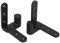 Kit de charnières de porte gauche droite en acier inoxydable 130 lbs 270 degrés pour armoires portails Noir