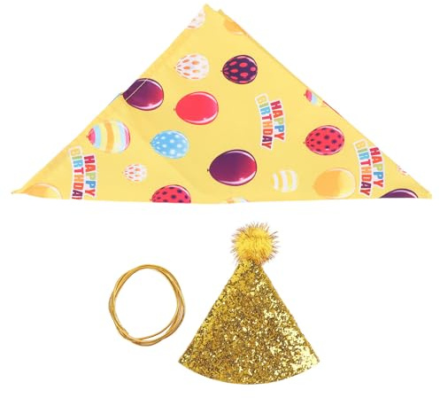 Aoaoy Happy Birthday Gans Outfit mit Glitzer Geburtstag Hut Veranda Gans Kleidung für 23 17 Zoll Gans Statue Yard Goose Kostüm Set