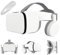 VR Glasses: 110° IMAX FOV Foldable VR Headsets with Remote for 4.7-6.2 Phones (iOS & Android) – Ideal for Immersive Movies & Gaming