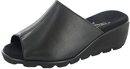 Semler Inka I1023-012, Pantoletten, Schwarz (Schwarz 001), 39.5 EU (6 UK)