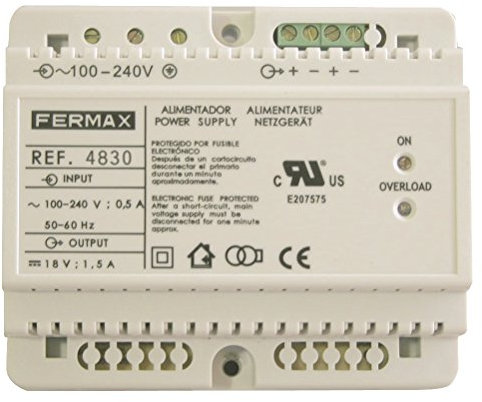 Alimentador carril Din Fermax 4830 18Vcc/3,5 A