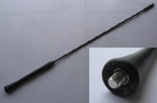 Nissan Qashqai Black Genuine Replacement AM/FM Aerial Mast Antenna Roof Screw in Type