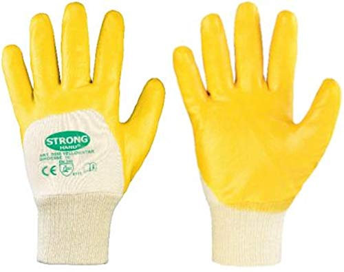144 Paar Stronghand Nitrilhandschuhe Arbeitshandschuhe Gelb 0550 Yellowstar Gr. 10