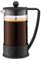 Bodum Brazil 3 Cup, 0.35 l Cafetiere (3 Cup (0.35 l), Black)