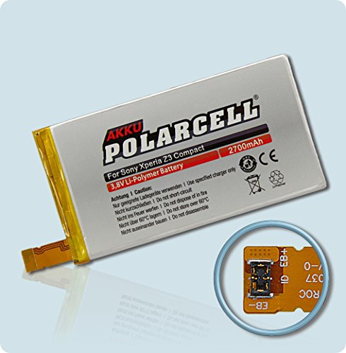 Akku Für Sony Xperia Z3 Compact/Lis1561Erpc (2700Mah/10,3Wh) Polarcell