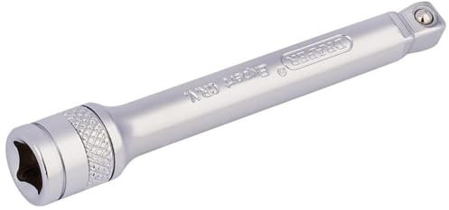 Draper 16721 1/4 Inch Square Drive Polished Wobble Extension Bar, 75mm