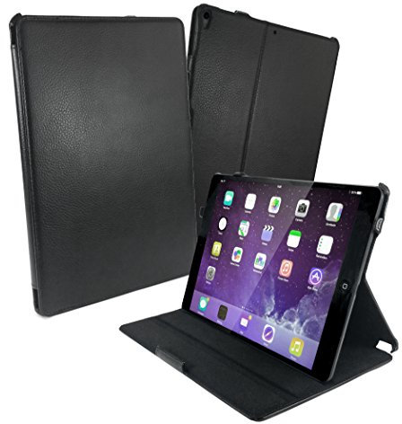 Tuff-Luv Multi-View Faux Leather Case Cover and Stand for Apple iPad Pro 10.5 - Black
