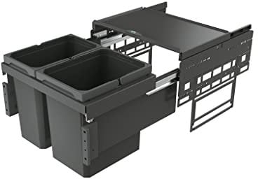 Naber Cox Base Mülltrennsystem 360 K/500-2 Behälter Anthrazit