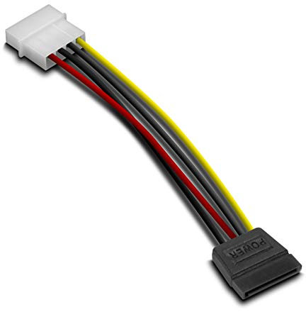Speedlink SATA Power Cable - Ladekabel für HDD/SDD - Büro/Home Office - PC/Notebook/Laptop - schwarz