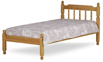 MissionTM Colonial Spindle Bed Frame in Waxed Pine 3ft, 4ft, 4ft6, 5ft Available (3ft Single (90cm x 190cm))
