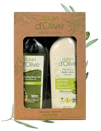 Geschenkset Dalan d´Olive 2er Set (Duschgel 400ml & Bodylotion 400ml)