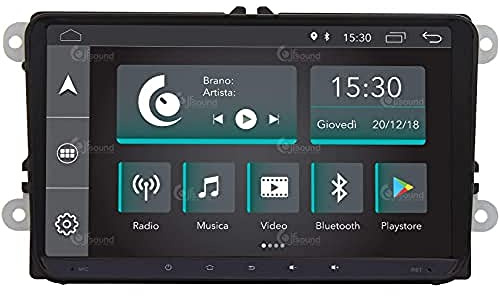 Radio de Coche Personalizada Volkswagen Android GPS Bluetooth WiFi Dab USB Full HD Touchscreen Display 9”