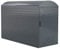 Bikebox Fahrradgarage Stahlblech verzinkt/kunststoffbeschichtet, Bogendach, Zylinderschloss, BxTxH 850x2050x1350 mm, erweiterbar