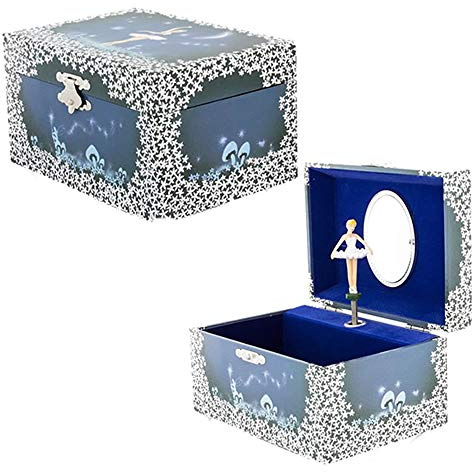 Jomoval Personalised Musical Jewellery Boxes - In the Moonlight | Girls Jewellery Boxes personalised by engraving