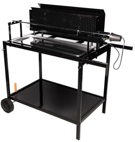 Happy Garden SOMAGIC - Rôtissoire à Bois et à Charbon de Bois ROTISSOIRE Pro