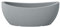 Scheurich Wave Globe Jardiniere 58 - Pot de Fleurs Ovale - Gris Pierre - Fabriqué en Plastique recyclé - pour l'extérieur