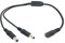 12V Power Splitter, 1x weiblich, 2X männlich mit 2,1mm x 5,5mm DC-Stecker/Zylinderstecker