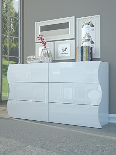 möbelando Kommode Wäscheschrank Sideboard Standschrank Schubladenkommode Schrank Onda V