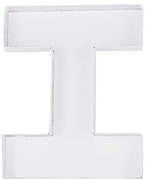 Pappmaché-Box in Buchstabenform, befüllbar, 20,8 cm, Süßigkeitenbehälter, Geburtstags-Leckerli (I)