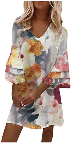 Lange RöCke Damen Herbst Und Winter Firmungskleid Passion Brautmode Kleider Elegant FüR Hochzeit Abendkleider Seidenkleid Lascana Strandkleid Elegantes Kleid Konfirmationskleider (C-Orange, 3XL)