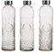 Urban Living Bottiglia Di Vetro Vintage 1Ltr 3 Disegni Assortiti