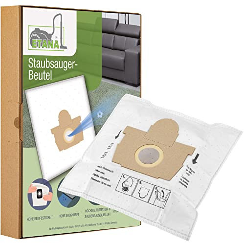 Les sacs d'aspirateur Etana compatible avec Rowenta Artec 2-30 sacs d'aspirateur