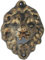 Midwest Craft House Cast Iron Lion Head Door Accent Piece