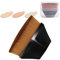 AUAUY Pinceau Fond de Teint, Foundation Brush, Pinceaux Maquillage Avec Boîte de Rangement Super Soft Pinceau pour Mélanger Liquide, Crème, Correcteur (Noir, S)