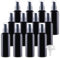 ZEOABSY 12 Pieces 100 ml Black Lotion Bottles with Black Pump, 100ml Empty PET Plastic Lotion Pump Bottle Cosmetic Gel Travel Container for Cosmetic, Make up, Cleaning + 2 x Funnel