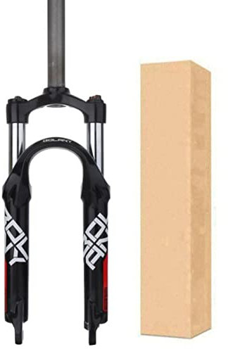 ZECHAO 20 Zoll Mechanische Gabel,1-1/8 Zoll Aluminiumlegierung Faltrad Vorderradgabel 100mm Federweg Scheibenbremse Kinderfahrrad 9 * 100mm Achse Fahrrad Federgabel