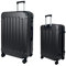 MY TRAVEL BAG Hartschalen-Koffer Reisekoffer ABS Koffer (Handgepäck-Mittel-Groß-Set) 4 Doppel-Rollen Trolley (Anthrazit, Mittlerer Koffer (65cm))
