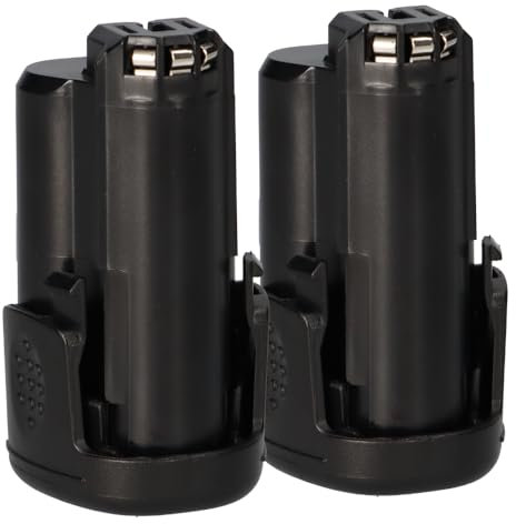 2X Akku kompatibel für Bosch PMF 10.8 LI. 10.8V Li-Ion 2000mAh