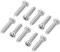 PATIKIL Phillips Pan Head Screws, 120 Pack M2-0.4 x 8mm 304 Stainless Steel 18-8 Full Thread, Pan Head Machine Phillips Drive Screw