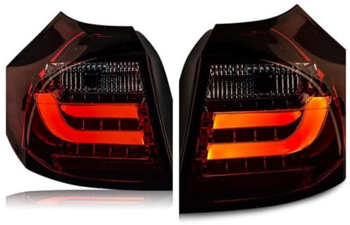 GHCPMQ Auto Rückleuchte für BMW series1 E87 116i 118i 120i 130i 2004~2011,Auto wasserdichte Rücklicht Komponenten Heckleuchte Montage Ersetzen Zubehör