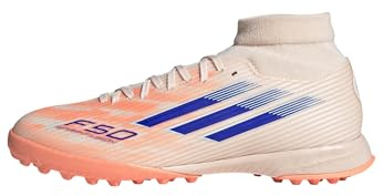 Adidas Women's F50 Spark Fusion League Turf, Bliss Orange/Lucid Blue/Beam Orange, 7