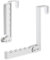 Over Door Hangers for Clothes, Foldable Door Clothes Hange Overdoor Hook Hanger with 5 Grooves Metal Drying Rack Door Hooks for Clothes, Towel, Coat, Bags