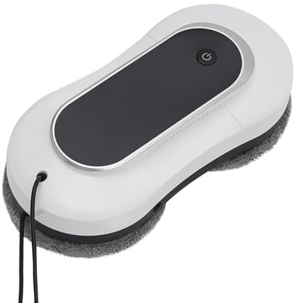 SuhoFutus Fensterputzroboter 3200Pa Intelligenter Fensterroboter mit Fernbedienung, Fensterroboter Kabellos, Fensterreinigungsroboter mit Dual-Sprühdesign, Inklusive 10 Reinigungstüchern (Weiß)